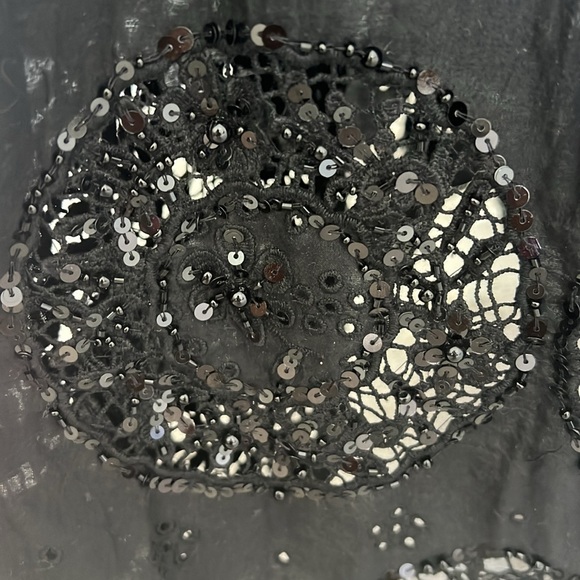 Spectacular Black Antica Sartoria off the shoulder dress - Picture 5 of 11